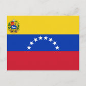 Vlag van Venezuela Briefkaart (Voorkant)