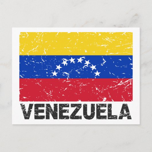  vlag van Venezuela Briefkaart (Voorkant)