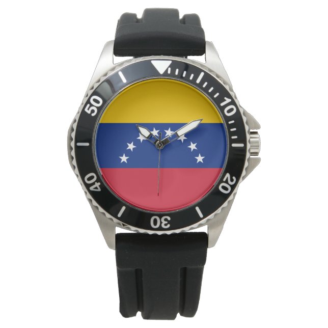 Vlag van Venezuela Horloge (Voorkant)