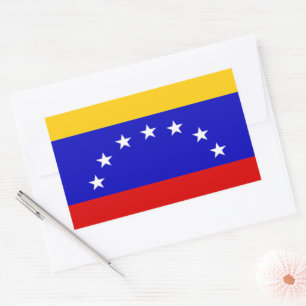 Vlag van Venezuela Rechthoekige Sticker
