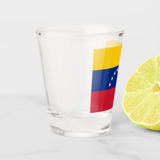 Vlag van Venezuela Shot Glas (Links)