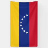 Vlag van Venezuela Spandoek (Verticaal)