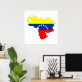 vlag van venezuela - symbool poster (Thuiskantoor)