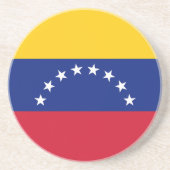 Vlag van Venezuela Zandsteen Onderzetter (Voorkant)