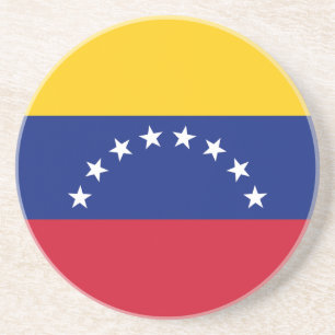 Vlag van Venezuela Zandsteen Onderzetter