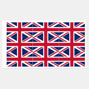 Vlag van Verenigd Koninkrijk Labels