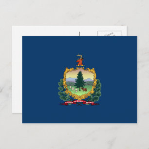 Vlag van Vermonter Vlag van Vermont Briefkaart