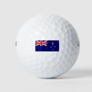 Vlag van Victoria, Australië Golfballen