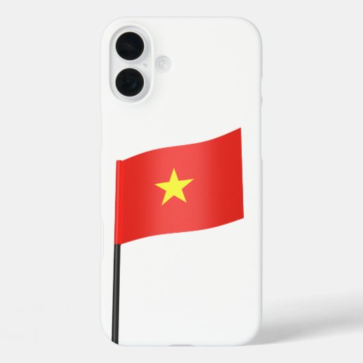 Vlag van Vietnam Case-Mate iPhone Case (Achterkant)