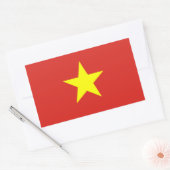 Vlag van Vietnam Decal Sticker (Envelop)