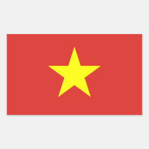 Vlag van Vietnam Decale Sticker