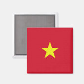 Vlag van Vietnam Magneet (Voorkant / Achterkant)