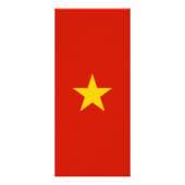 Vlag van Vietnam Reclamekaart (Achterkant)