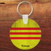 Vlag van Vietnam Sleutelhanger (Voorkant)