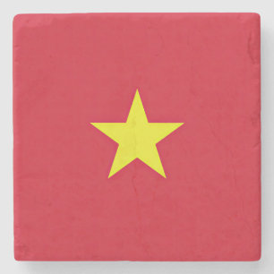 Vlag van Vietnam Stenen Onderzetter
