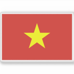 Vlag van Vietnam Sticker