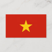 Vlag van Vietnam Visitekaartje (Voorkant)