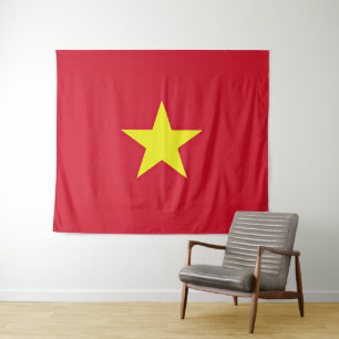 Vlag van Vietnam Wandkleed