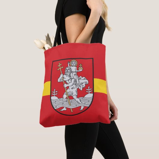 Vlag van Vilnius, Canvas tas Litouwen (Dichtbij)