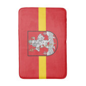 Vlag van Vilnius, Litouwen Bath Mat (Voorkant Verticaal)