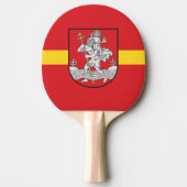 Vlag van Vilnius, Litouwen Ping-Pong Paddle Tafeltennisbatje (Voorkant)