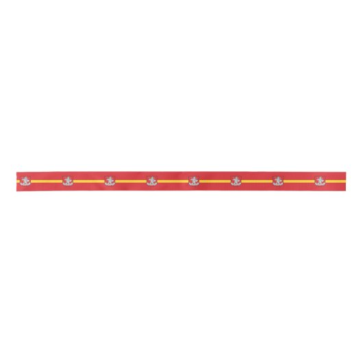 Vlag van Vilnius, Litouwen Satin Ribbon Lint (Voorkant)