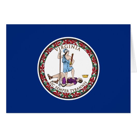 Vlag van Virginia (Voorkant Horizontaal)