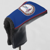 Vlag van Virginia Golfheadcover (3/4 voorkant)