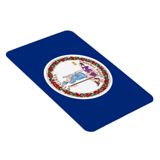 vlag van Virginia Magneet (Rechterzijde)