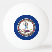 Vlag van Virginia Pingpongballen (Achterkant)