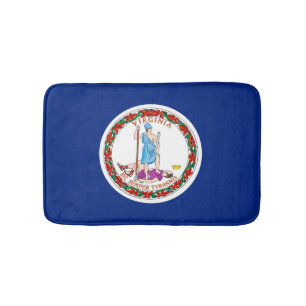 Vlag van Virginia State Design Badmat