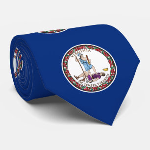 Vlag van Virginia Stropdas