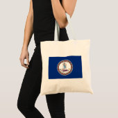Vlag van Virginia Tote Bag (Voorkant (product))