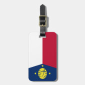 Vlag van Wake Island Bagagelabel (Voorkant verticaal)