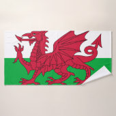 Vlag van Wales Badhanddoek (Badhanddoek)