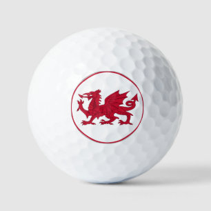 Vlag van Wales Golfballen