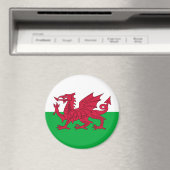 Vlag van Wales Magneet (Insitu (Vaatwasser))
