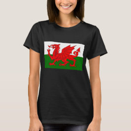 Vlag van Wales Red Dragon T-shirt
