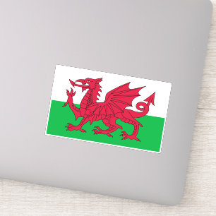 Vlag van Wales Sticker