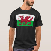 Vlag van Wales T-shirt (Voorkant)