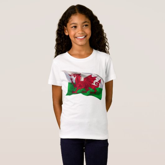 Vlag van Wales T-shirt (Voorkant volledig)