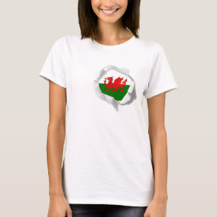 Vlag van Wales True Colors Welsh Pride Torn T-shirt