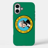 vlag van Washington Case-Mate iPhone Case (Achterkant)