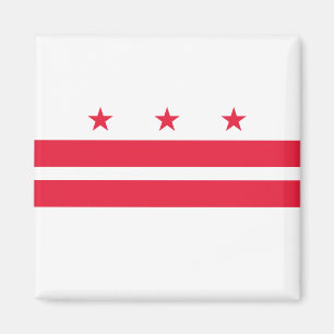 Vlag van Washington D.C. (District of Columbia) Magneet
