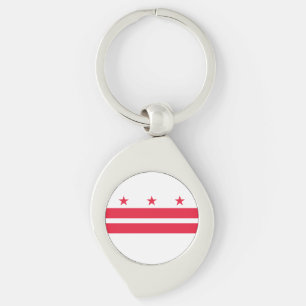 Vlag van Washington D.C. Sleutelhanger