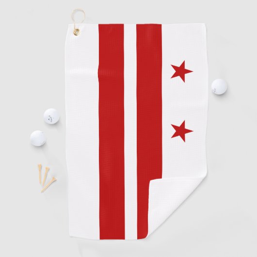 vlag van Washington DC Golfhanddoek (Insitu)