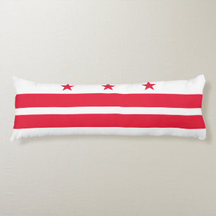Vlag van Washington DC Lichaamskussen