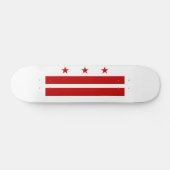 vlag van Washington DC Skateboard (Horizontaal)