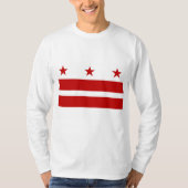 vlag van Washington DC T-shirt (Voorkant)