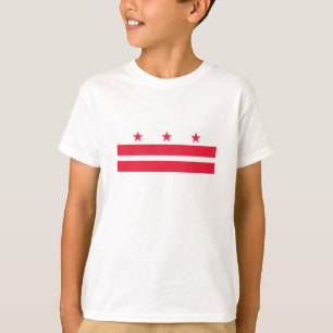Vlag van Washington DC T-shirt